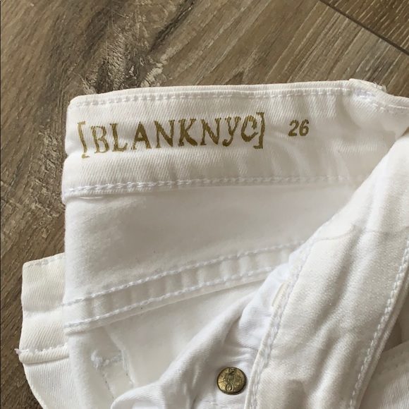 BlankNY white straight leg jeans - Picture 3 of 3